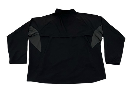 Nike Men's Athletic (Baseball) Jacket RN#56323 CA#05553 Quarter Zip Black Sz 2XL - Picture 2 of 9