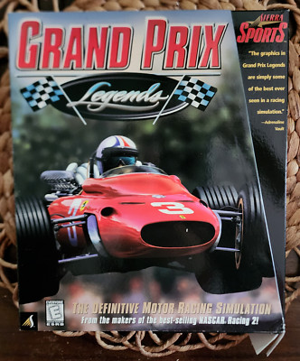 Grand Prix Legends PC Big Box (1998) NEW Factory Sealed Historic Formula One Sim