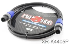 5ft PigHog NEUTRIK SpeakON/SpeakOn 2C/14AWG Pro-Audio Tour Grade Speaker Cable