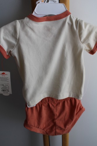 Cat & Jack 2 PC Baby Girls Top with Diaper Cover Size 3-6 Months NWT NEW Mouse - Picture 4 of 4