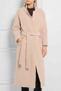 blush wrap coat
