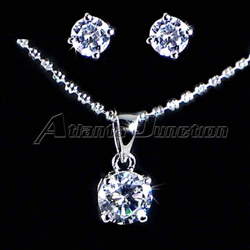 6MM_RD BRILLANT KLAR CZ POST OHRRINGE_STECKER__925 STERLINGSILBER - NF  - Bild 7 von 9