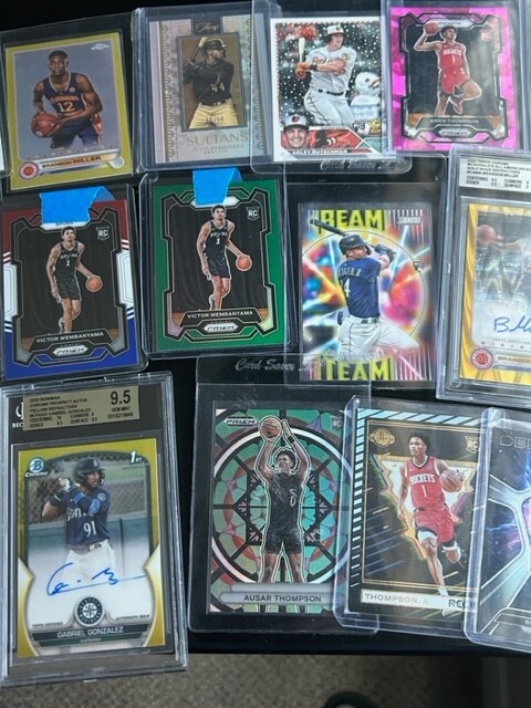 LOTS GRADED VICTOR WEMBEYAMA CARD OR AUTO GRAB BAG ANY SPORT NBA MLB ETC READ view 4