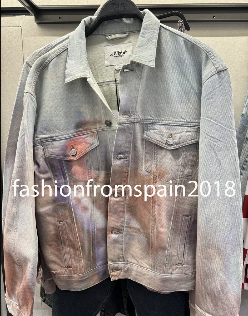 ZARA NEW MAN COWBOY DENIM JACKET X TWOJEYS LIMITED BLUE S-XL