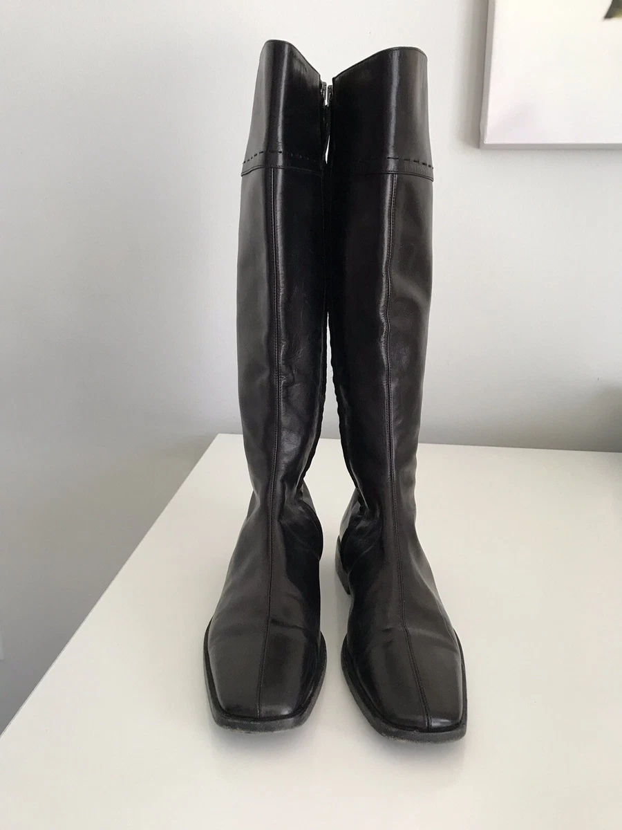 Max mara knee high top boots