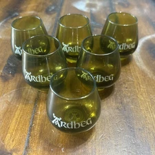 ARDBEG SCOTCH WHISKY SHORTIE GLASS QTY. 6 (SIX) RARE FIND BRAND NEW