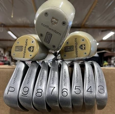 Northwestern TOM WEISKOPF Pro Classic Iron/Driver Set Vintage RH Mens Golf Clubs