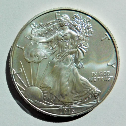 2013 American Silver Eagle Dollar Coin United States Mint 0.999 1 Troy oz BU