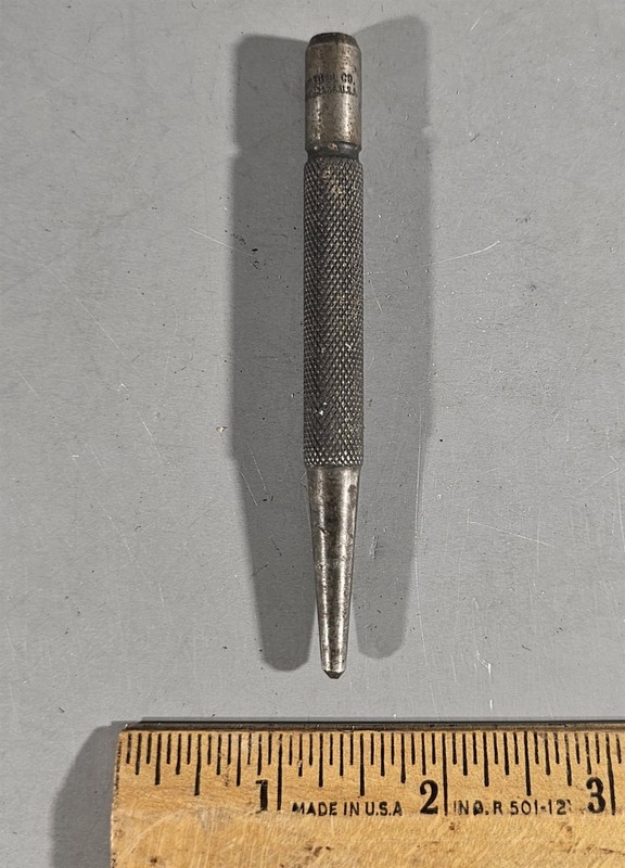 VINTAGE UNION TOOL CO. ORANGE, MASS. U.S.A. 4" CENTER PUNCH