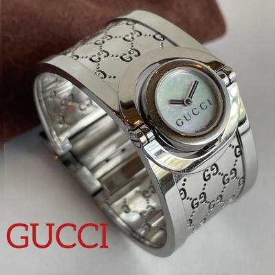 Gucci Twirl Ya112 Analog Quartz Women Superb Condition Toile