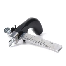 Professional Leather Strap Cutter Hand Craft Belt Cutting Tool w/ Gauge Ruler