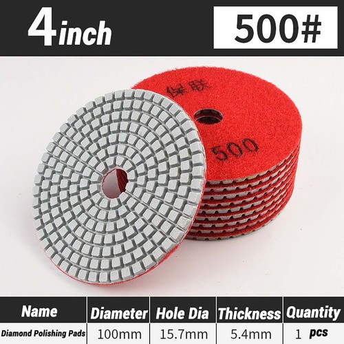 80 100 Diamond Polishing Pads Kit Wet/Dry for Granite Stone Concrete 50-6000Grit - Picture 25 of 30