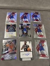 Panini Select Mosaic Icons NBA Autograph Card Lot 9 Cards Mann Williamson Taylor