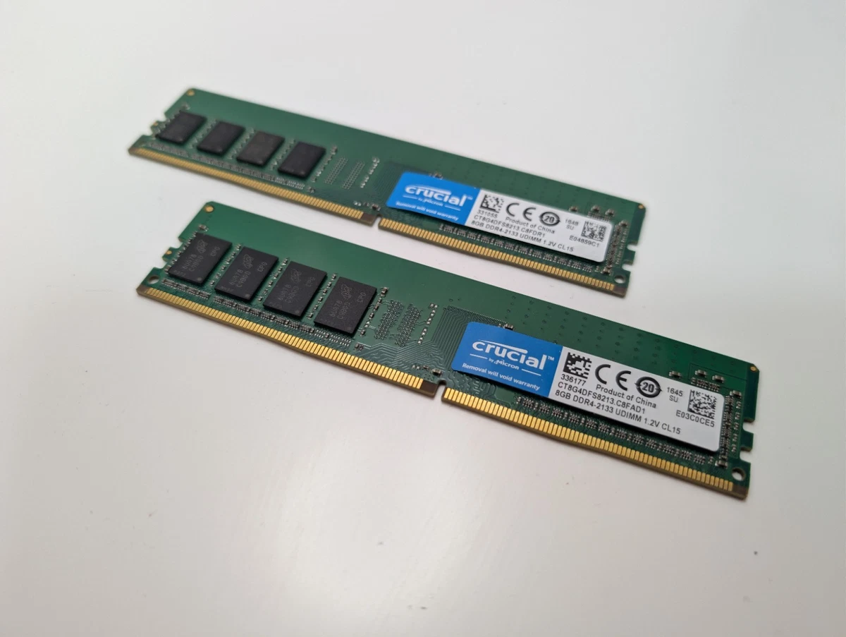 Crucial PC4-17000 (DDR4-2133) Bus Speed Computer RAM 16 GB Total