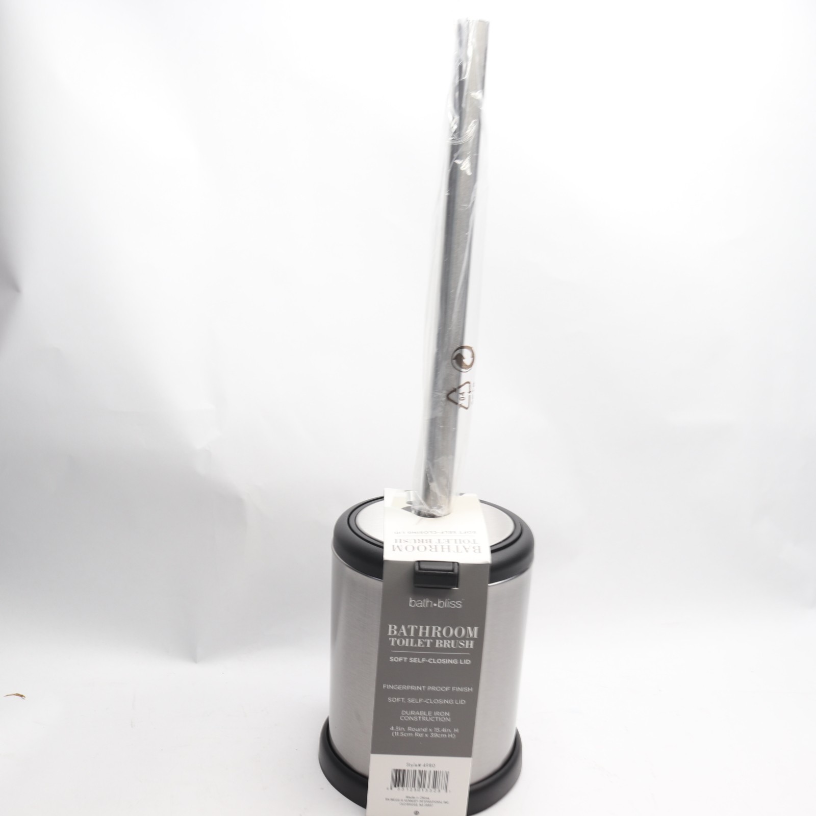 Bath Bliss Toilet Brush and Holder Stainless Steel 4980