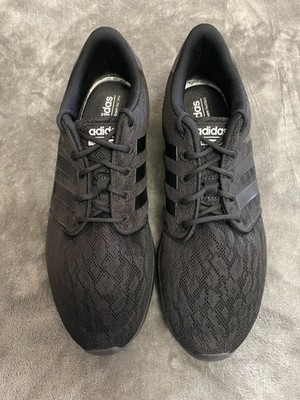 Adidas Shoes Womens 10 Neo Cloudfoam Low Sneakers Black Made In Vietnam