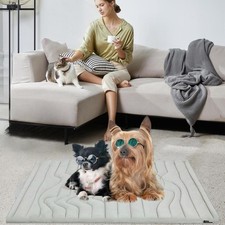 Pet Cats Dog Cooling Mat Washable Waterproof Double-Sided Pad Cooling Blanket US