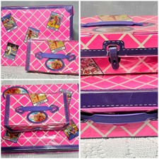 Vintage Barbie Play Travel/Luggage Carrying Storage Case Trunk 1990 Mattel
