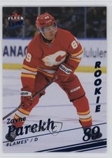 2025-26 Upper Deck Fleer Ultra Rookies Ice 90/100 Zayne Parekh #153 1m2e