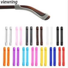 4 Pair Anti Slip Glasses Ear Hooks Tip Eyeglasses Grip Temple Holder Silicone US