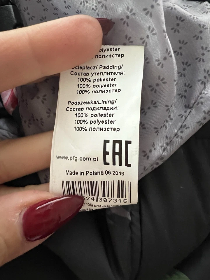 Tamarine Niños Nieve Pantalones Invierno Flora Talla 116 EE. UU. 6 Niñas Esquí Babero Tirantes Polonia Foto 3 de 4