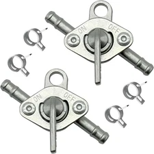 3/16'' Inline Fuel Petcock Shut Off Valve for 50 3/16 inch ID, 1/4 OD 