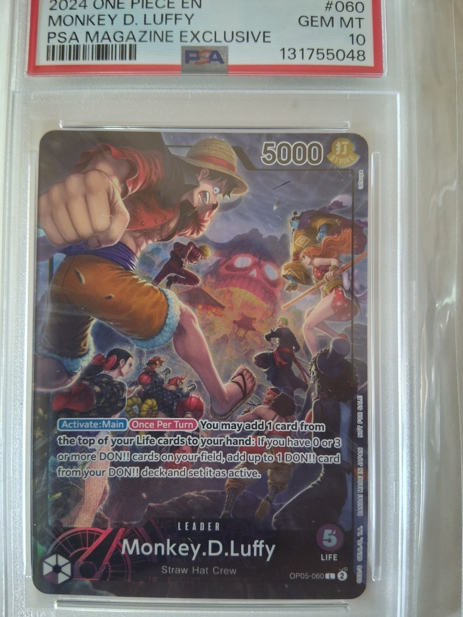 Monkey.D.Luffy (PSA Magazine) OP05-060 One Piece Promotion Cards