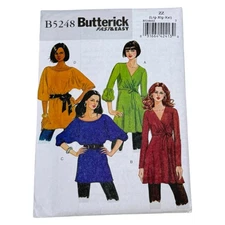 Butterick B5248 Tunic Belt Size L XL XXL Sewing Pattern Uncut