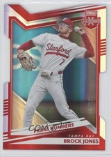 2022 Panini Elite Extra Edition Prime Numbers A Die-Cut 80/97 Brock Jones 2a9