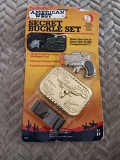 Tootsie Toy Vtg 1998 American West Secret Buckle Set Die Cast Metal Unopened