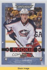 2017-18 Upper Deck Compendium Rookies Blue Gabriel Carlsson #586 READ w3v
