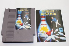 Championship Bowling Nintendo & Manual NES Tested FREE SHIPPING