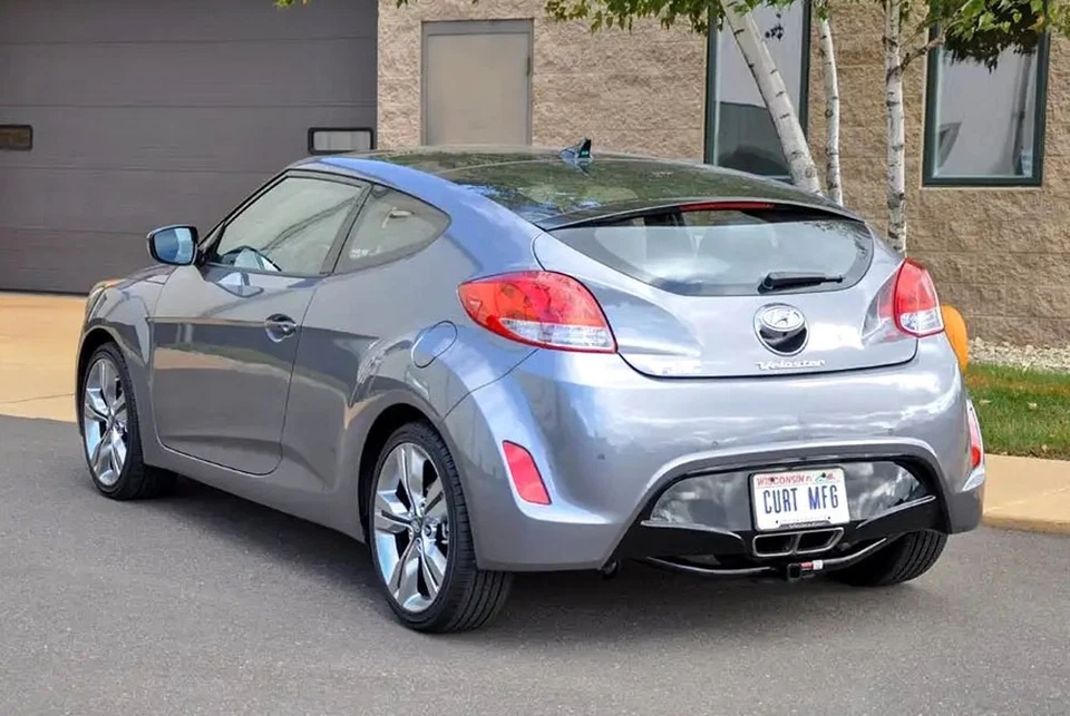 For Hyundai Veloster 12-17 Trailer Hitch Class 1 Round Exposed Trailer Hitch w Foto 2 de 4