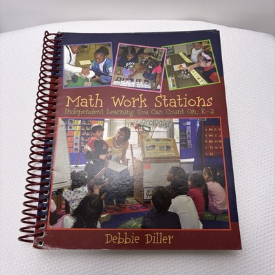 Math Work Stations Spiral Paperback Book