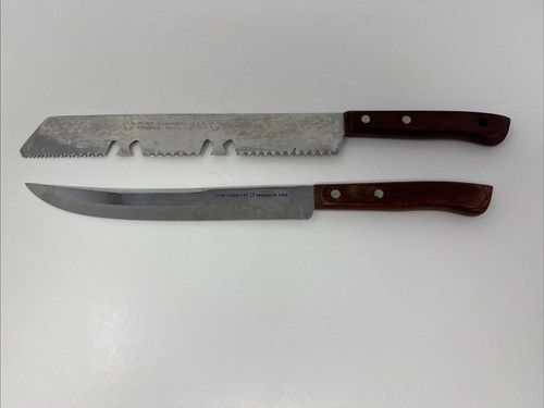Arrowhead Flint Stainless Vanadium Chef Carving Knife 9” Blade USA + Frozen Cutt