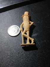 Mr Peanut,  Brown Planters Nuts , Original Plastic 1950's - 1970's