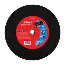 Diablo DBD120125G01F Arbor Metal High Speed Cut-Off Wheel 12 Dia. in.