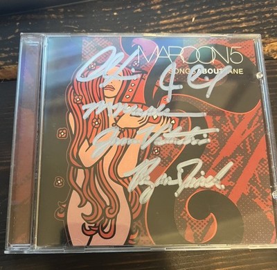 Songs about Jane by Maroon 5  *SIGNED BY ALL MEMBERS OF MARON 5*(CD, 2002)