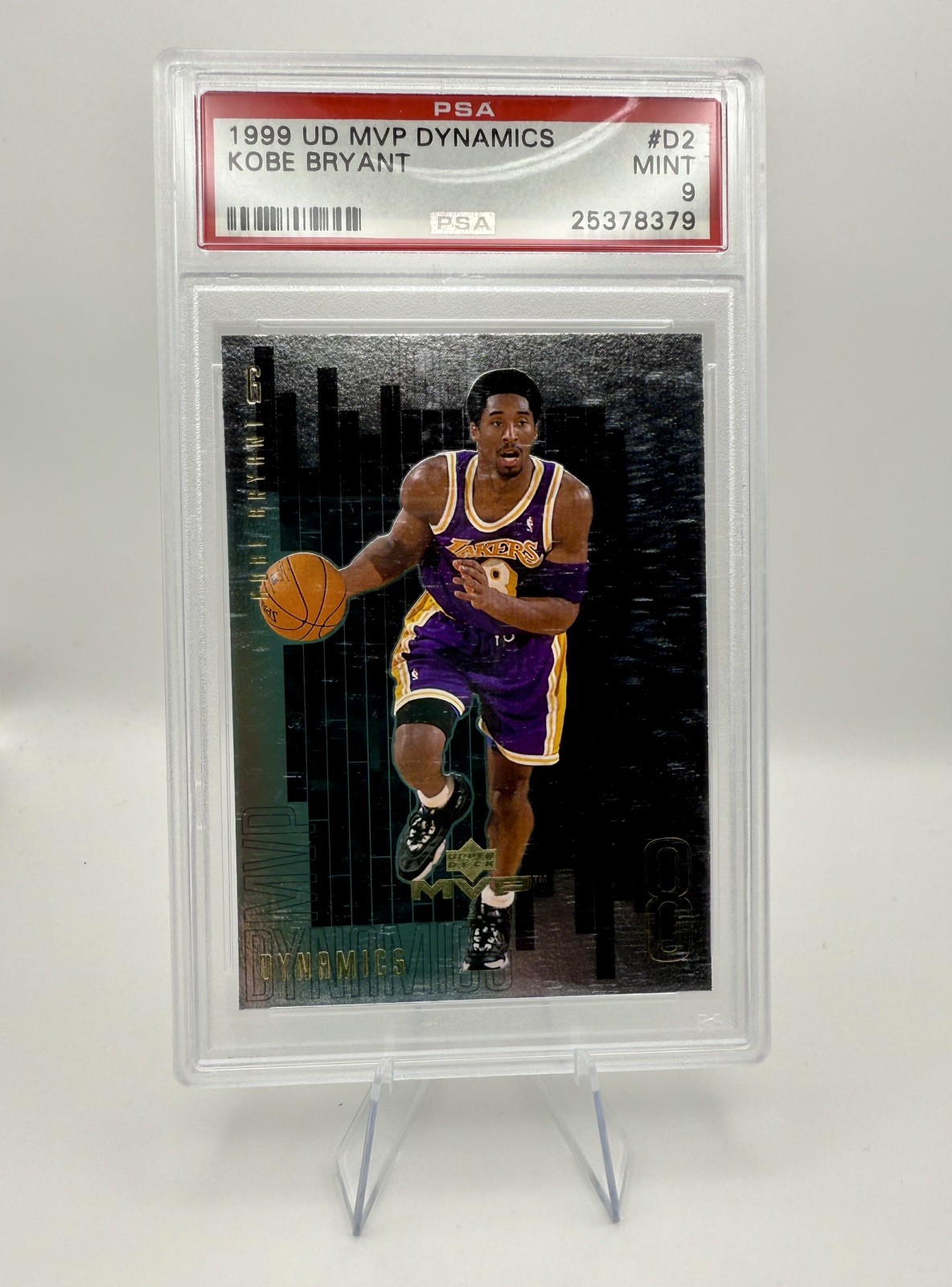 Kobe Bryant 1999 Upper Deck MVP Dynamics PSA 9 #D2