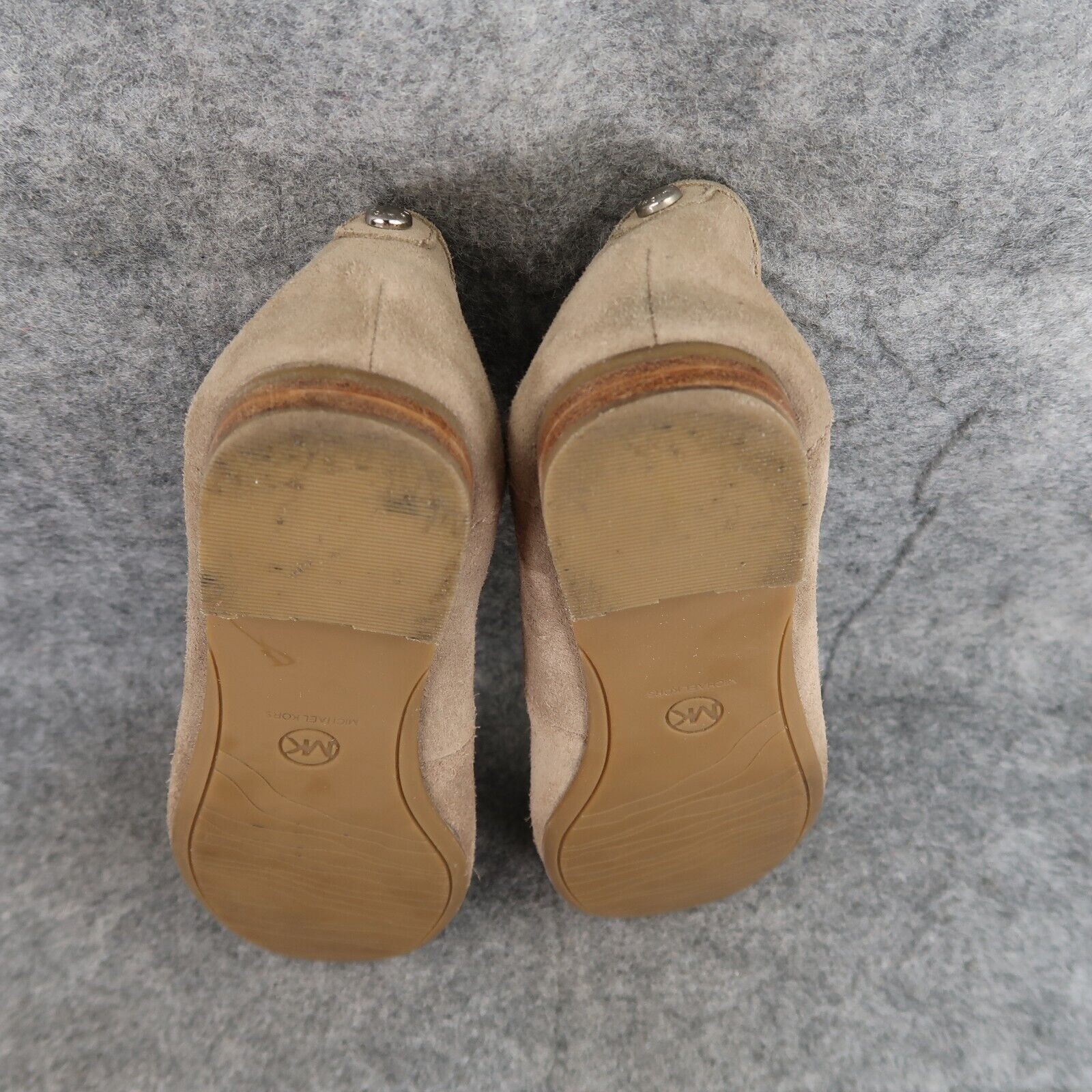 Michael Kors Shoes Womens 6.5 Loafer Leather Moccasin Slip On Fashion Career Tan thumbnail 11