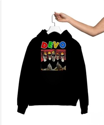 Vintage Devo Band Graphic Print Unisex Mens Sweatshirt Hoodie S M L XL 234XL