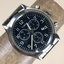 Timex Waterbury Men TW2W48200 Chronograph Sil...