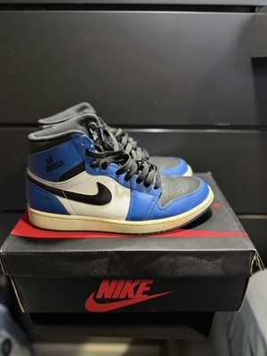 Nike Air Jordan 1 Game Royal High Top Sneakers Black Blue White Retro Basketball