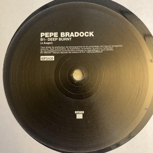 Pépé Bradock Burning Deep Burnt Pepe Vinyl Record House Music Dj Album Deep - Picture 5 of 5