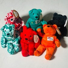 Lot of 6 Salvino s Bammers Football NWT Beanie Bears Farve Namath Montana Elway