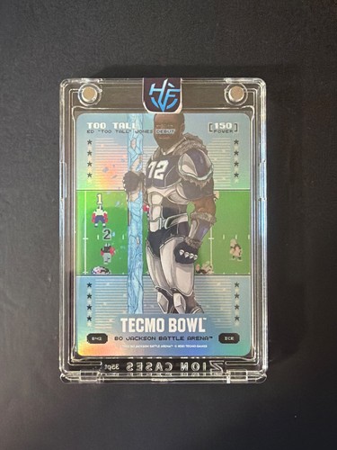 Too Tall Ed Jones Tecmo Bowl Bo Jackson Battle Arena Blue 150 Ice B42