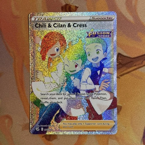 Chili & Cilan & Cress (Secret) 273/264 Swsh08: Fusion Strike Holo