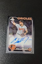 2024 Topps Chrome - Rookie Autographs Chris Vallimont #RA-CV (AU, RC)