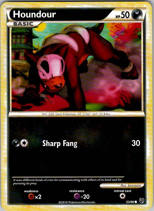 Houndour (53) Undaunted 53/90 Normal LP/NM