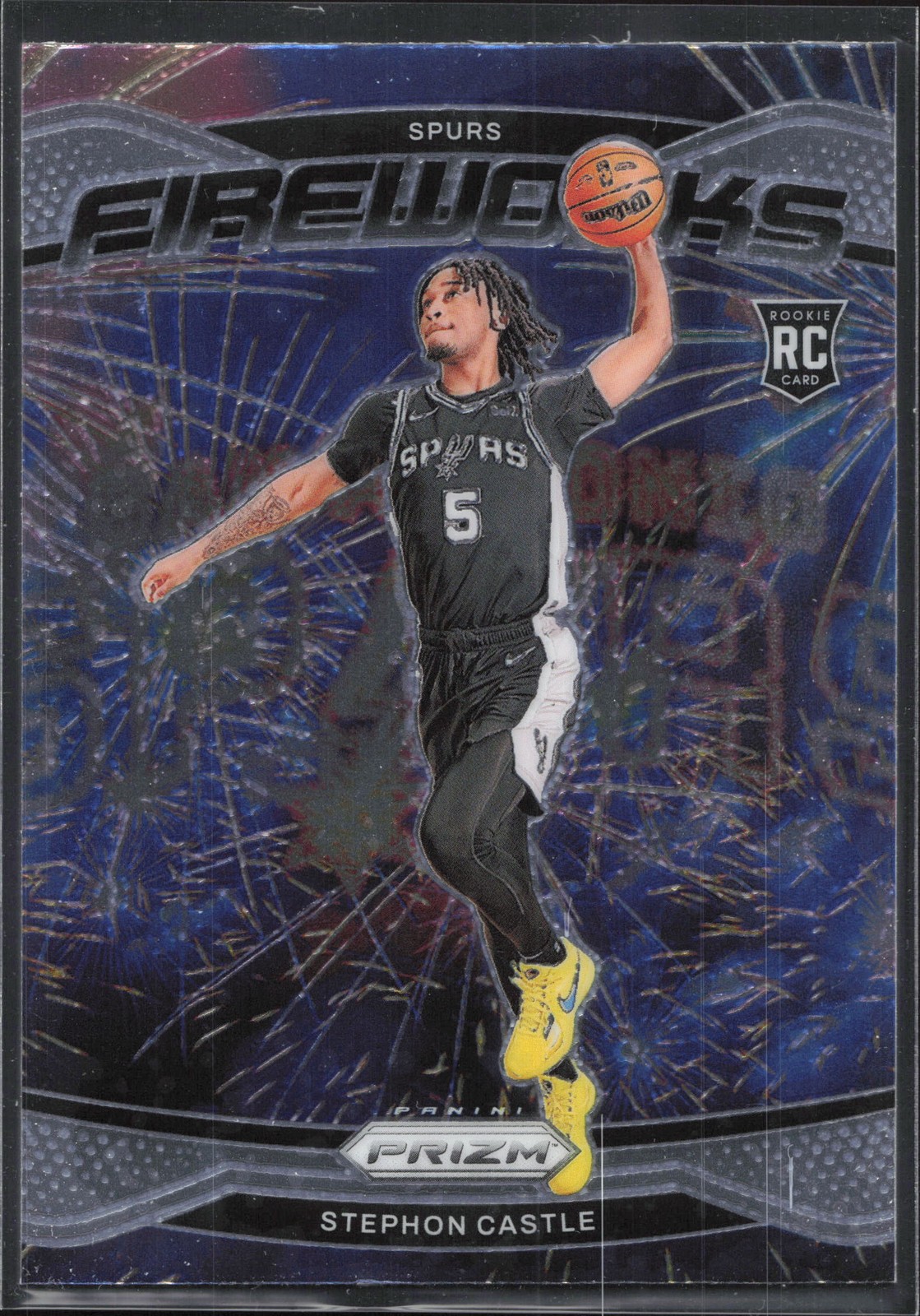 2024-25 Panini Prizm #13 Stephon Castle Fireworks